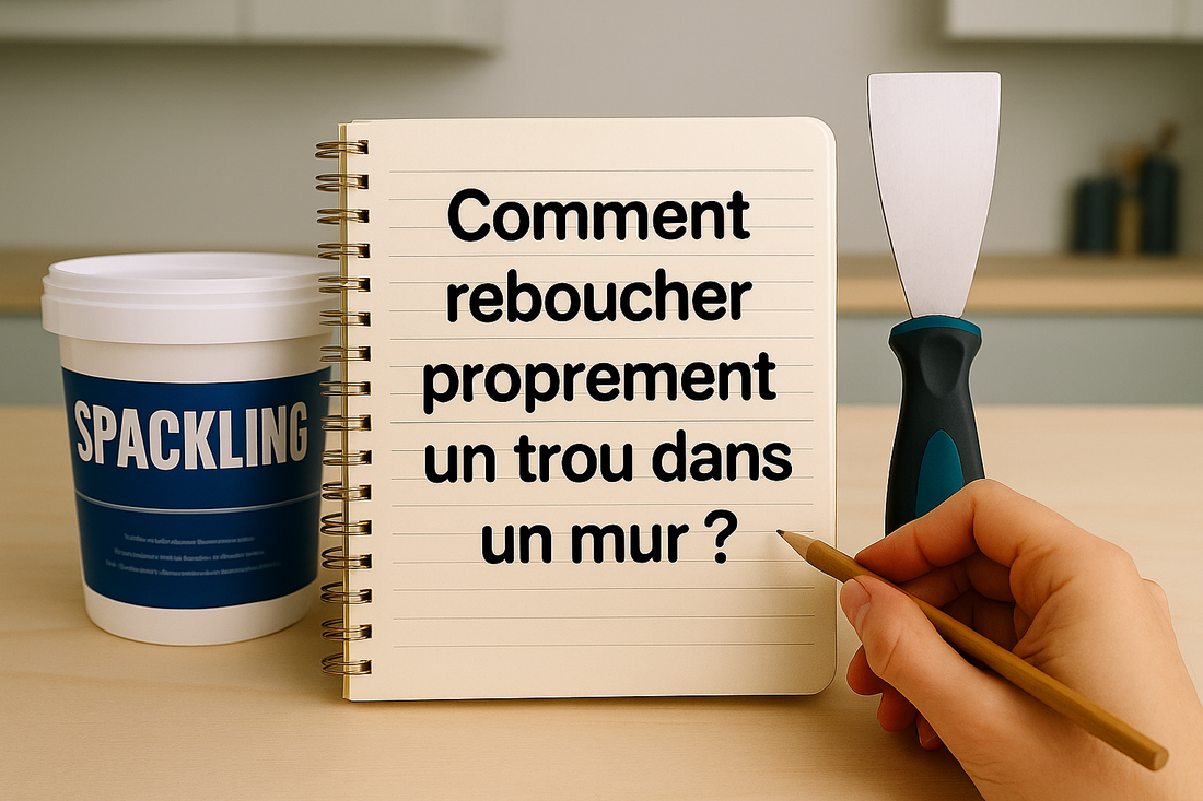 Comment reboucher proprement un trou dans un mur ?