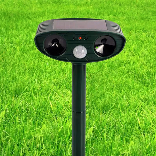 Répulsif animal à induction infrarouge ultrasonique à charge solaire