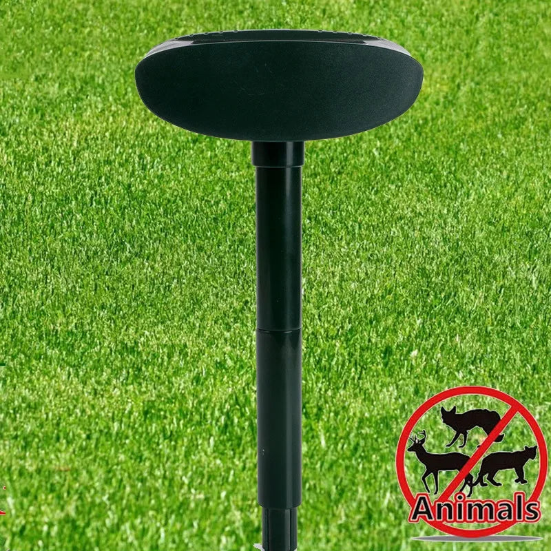 Répulsif animal à induction infrarouge ultrasonique à charge solaire