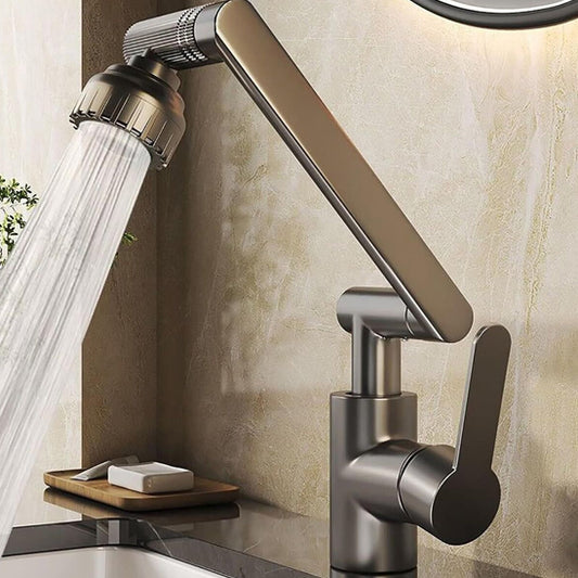 Robinet rotatif universel double mode bras mécanique